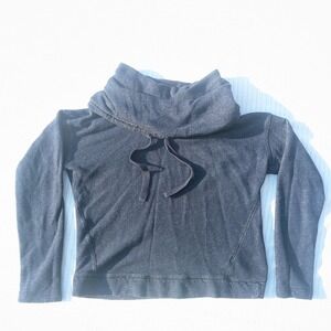 Lauren Jeans Co. Women's Small Cowl Neck Pullover Drawstring Long Sleeve Top